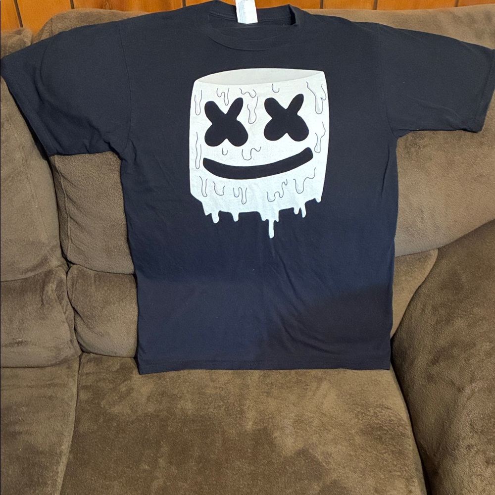 Port and Company Kids Black Graphic Tee